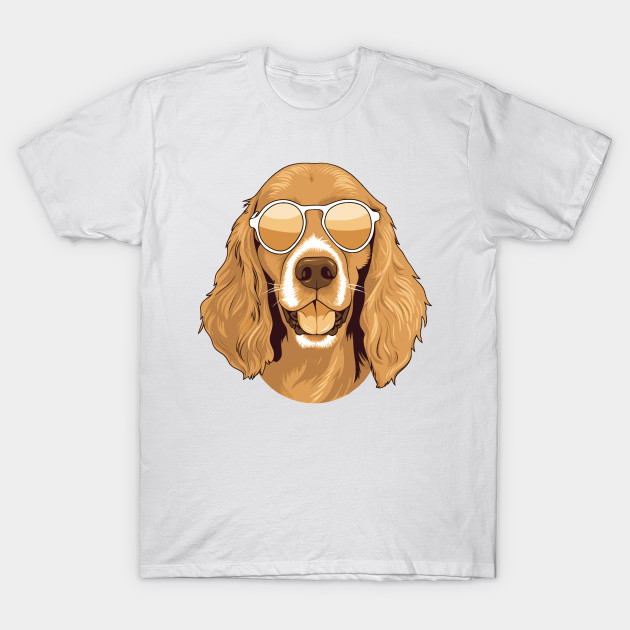 Golden Summer dog in sunglasses 3 by maasPat